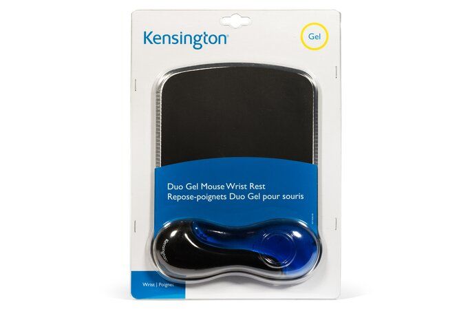 Kensington Duo Gel Wrist Rest Egérpad Black/Blue