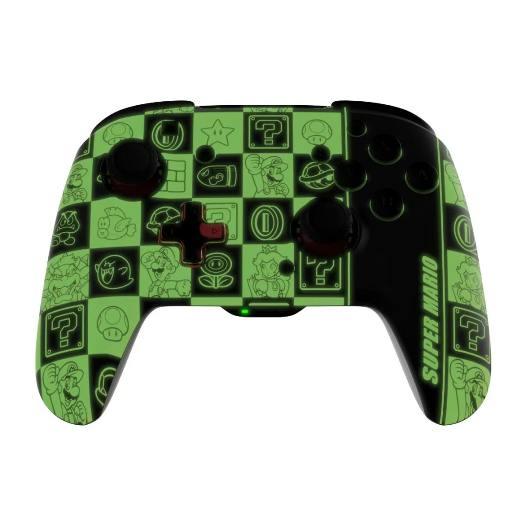 PDP Rematch Glow Wireless Gamepad Super Icons Glow in the Dark