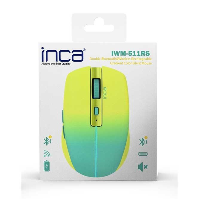 INCA IWM-511RS Wireless mouse Yellow