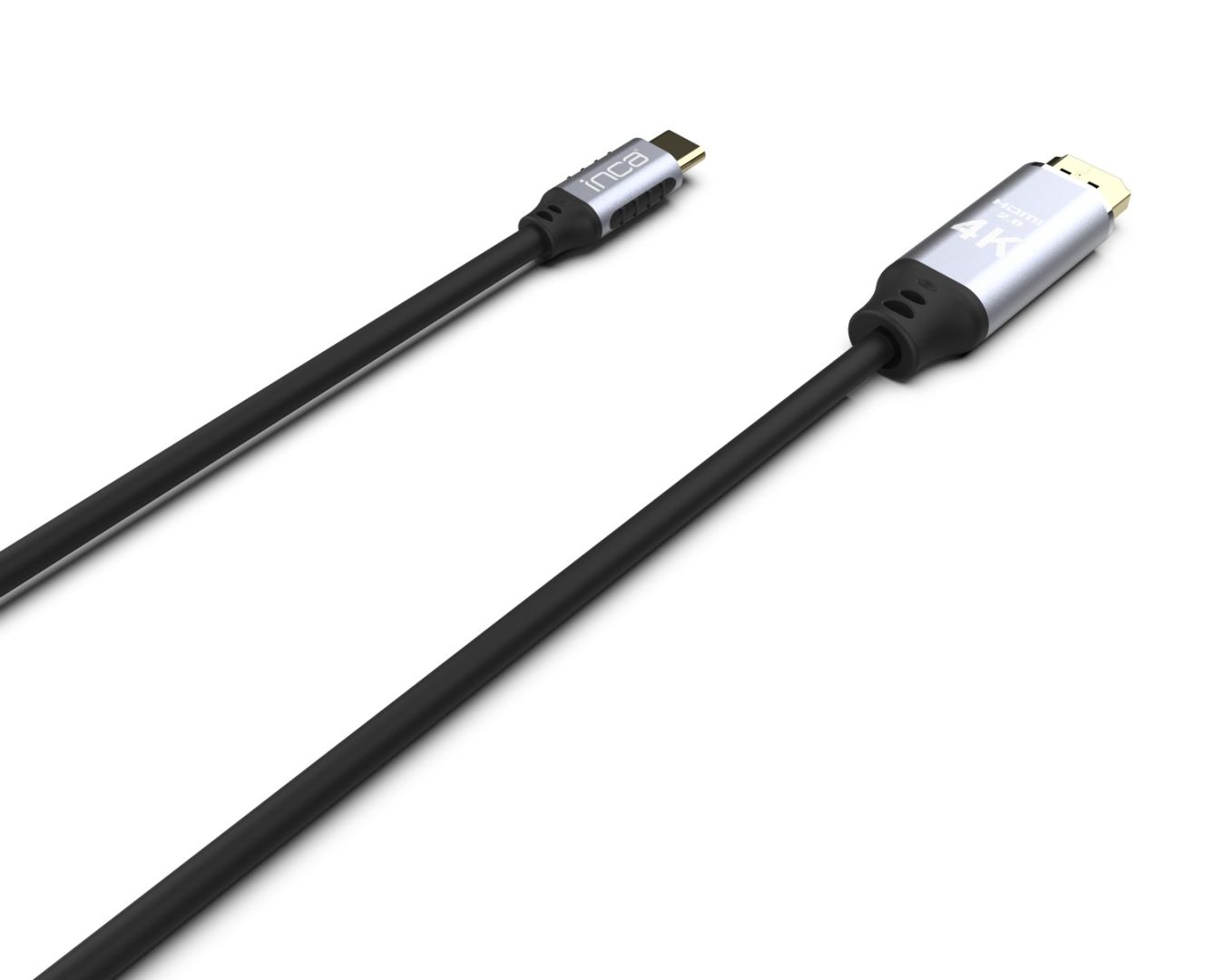 INCA ITCH-20 USB-C to HDMI 4K30Hz cable 2m Black