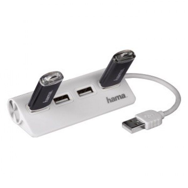 Hama 4-portos USB2.0 HUB White