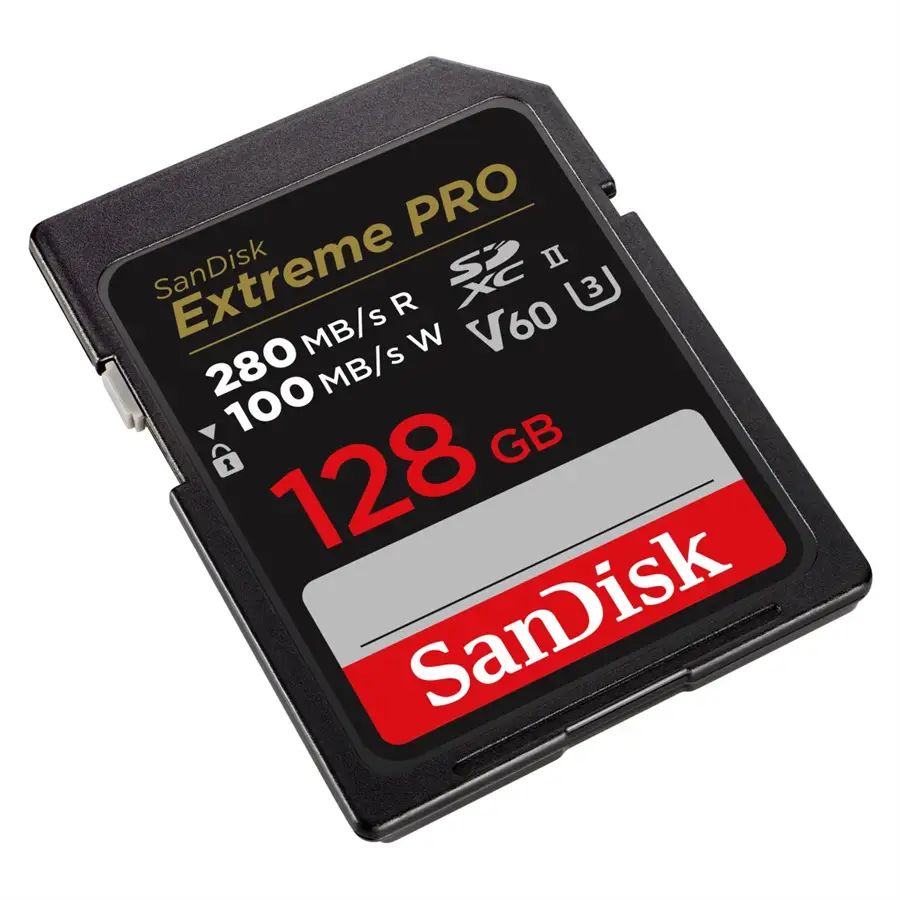 Sandisk 128GB SDXC Extreme Pro Class 10 U3 UHS-II V60