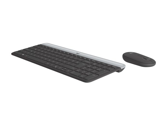 Logitech MK470 Slim Wireless Keyboard and Mouse Combo Graphite UK