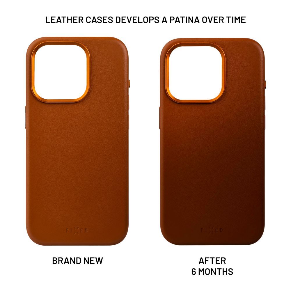 FIXED MagLeather for Apple iPhone 13 Pro, brown