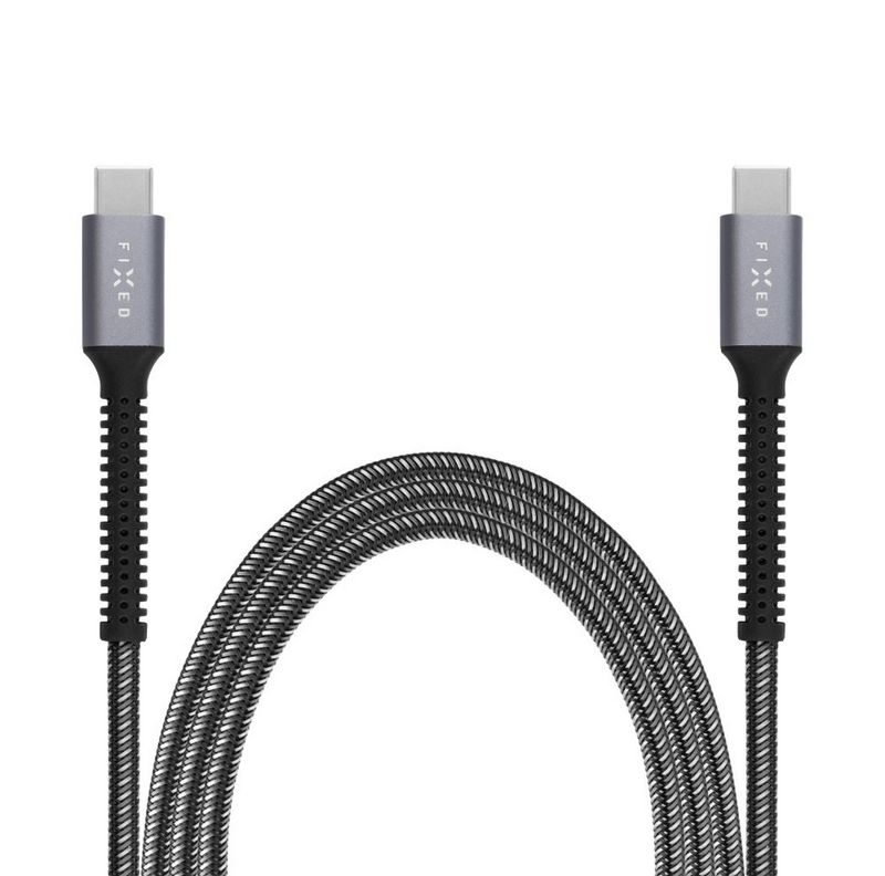 FIXED Armor Cable USB-C/USB-C 240W 2m Gray