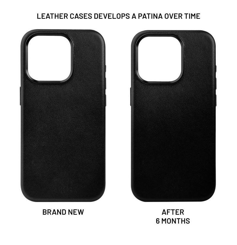 FIXED MagLeather for Apple iPhone 12/12 Pro, black