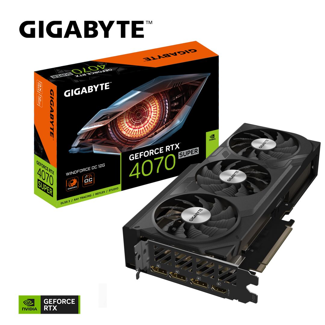 Gigabyte RTX 4070 SUPER WINDFORCE OC 12G