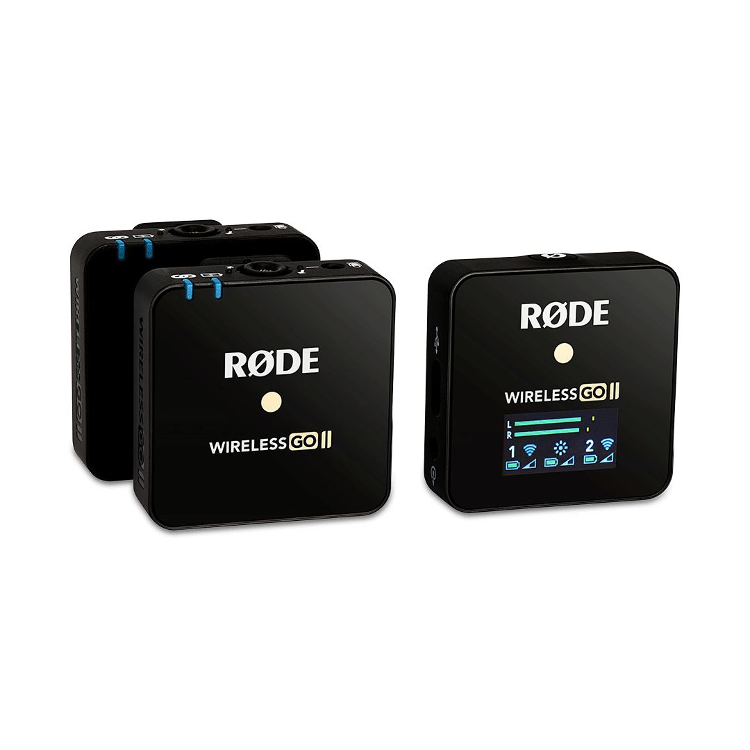 Rode Wireless GO II Dual Channel Wireless Microphone System Black