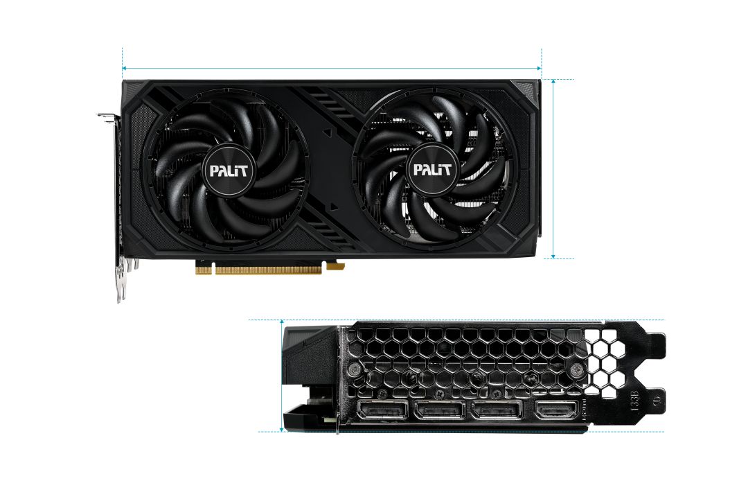 Palit GeForce RTX4070 12GB GDDR6X Super Dual