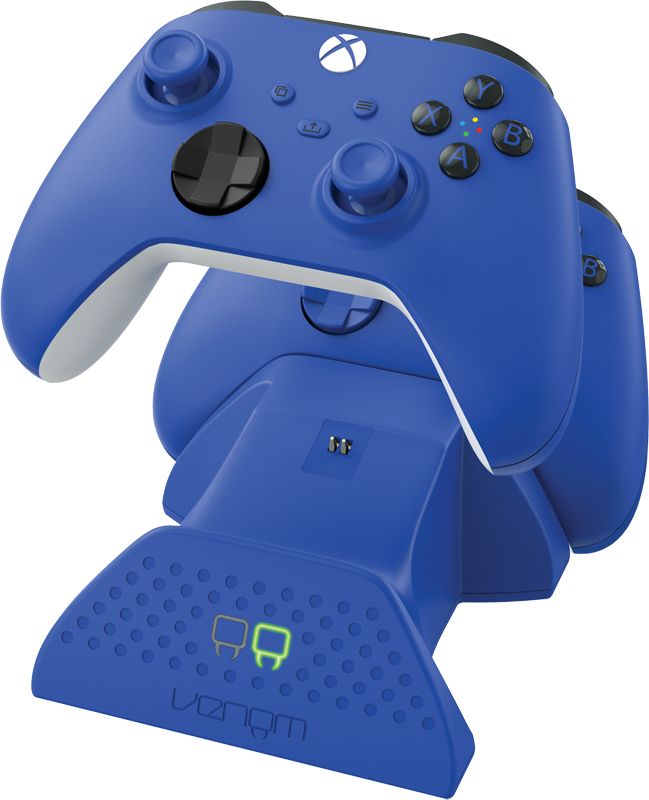 Venom VS2888 Twin Docking Station for Xbox + 2db Battery Blue