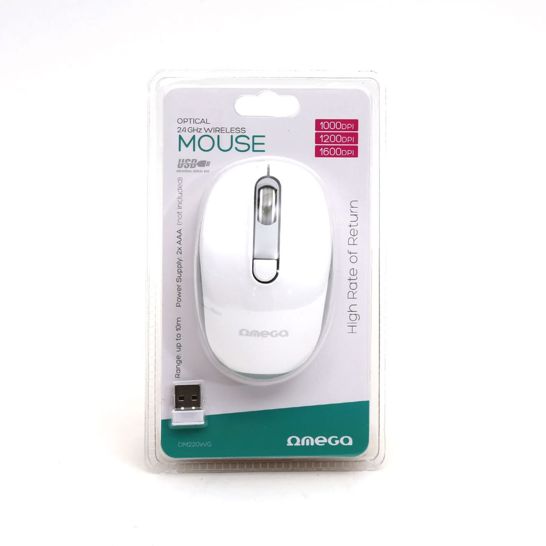 Platinet Omega OM220 Wireless mouse White/Grey