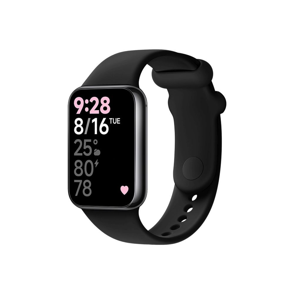 FIXED Silicone Strap for Xiaomi Smart Band 8 Pro Black