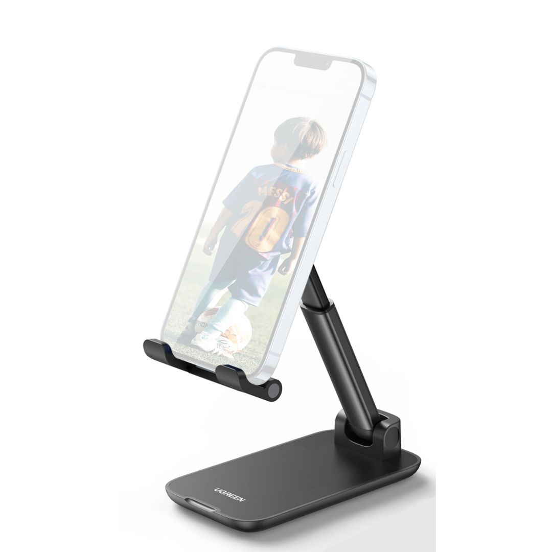 UGREEN Foldable Multi-Angle Phone Desktop Stand Black