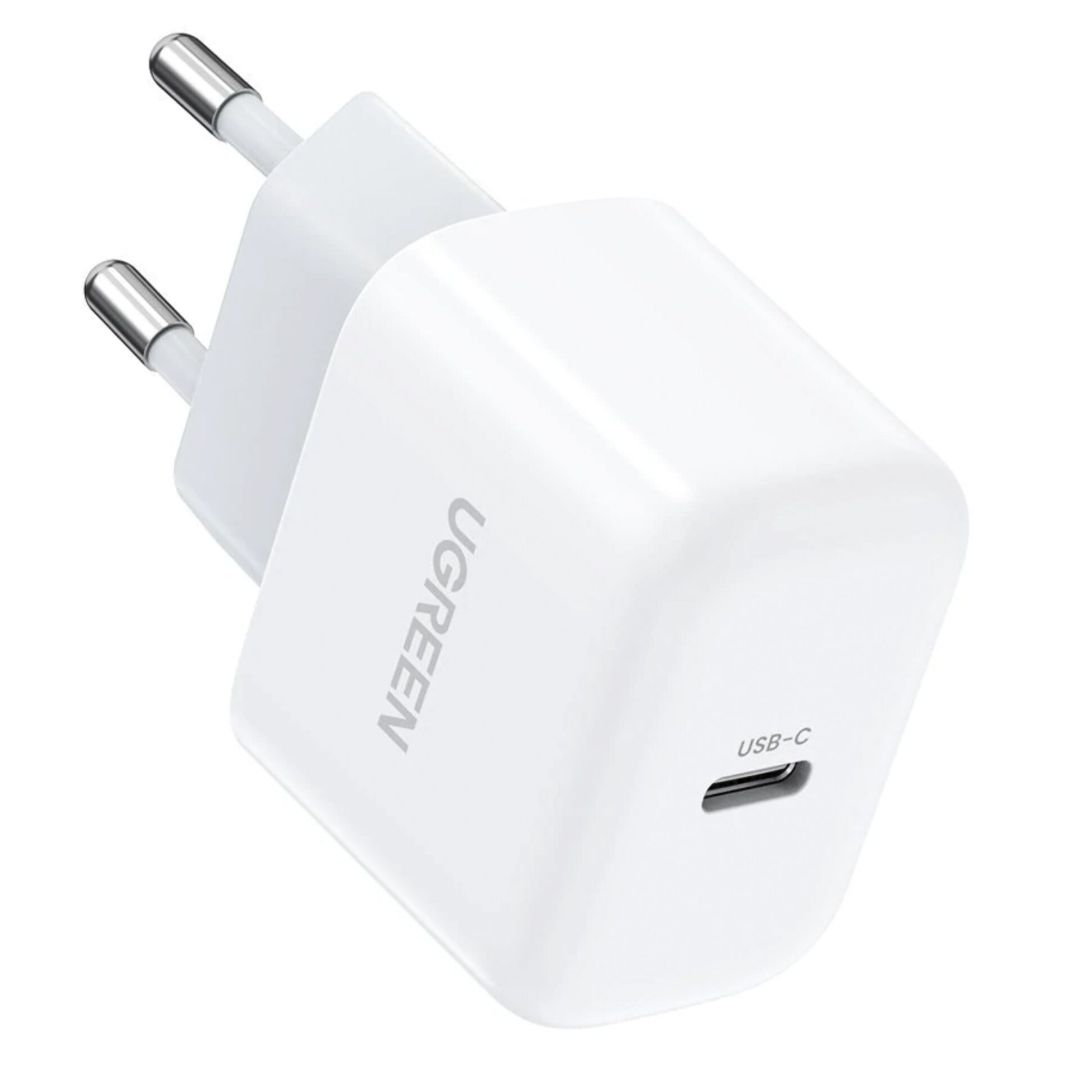 UGREEN Mini USB-C 20W PD Wall Charger EU White