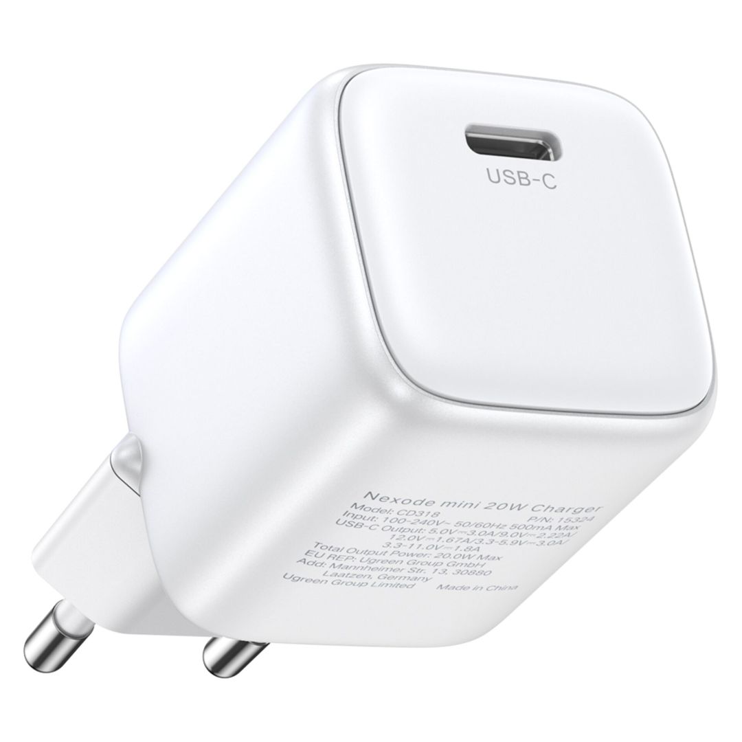 UGREEN Nexode Mini 30W PD GaN Tech Charger White