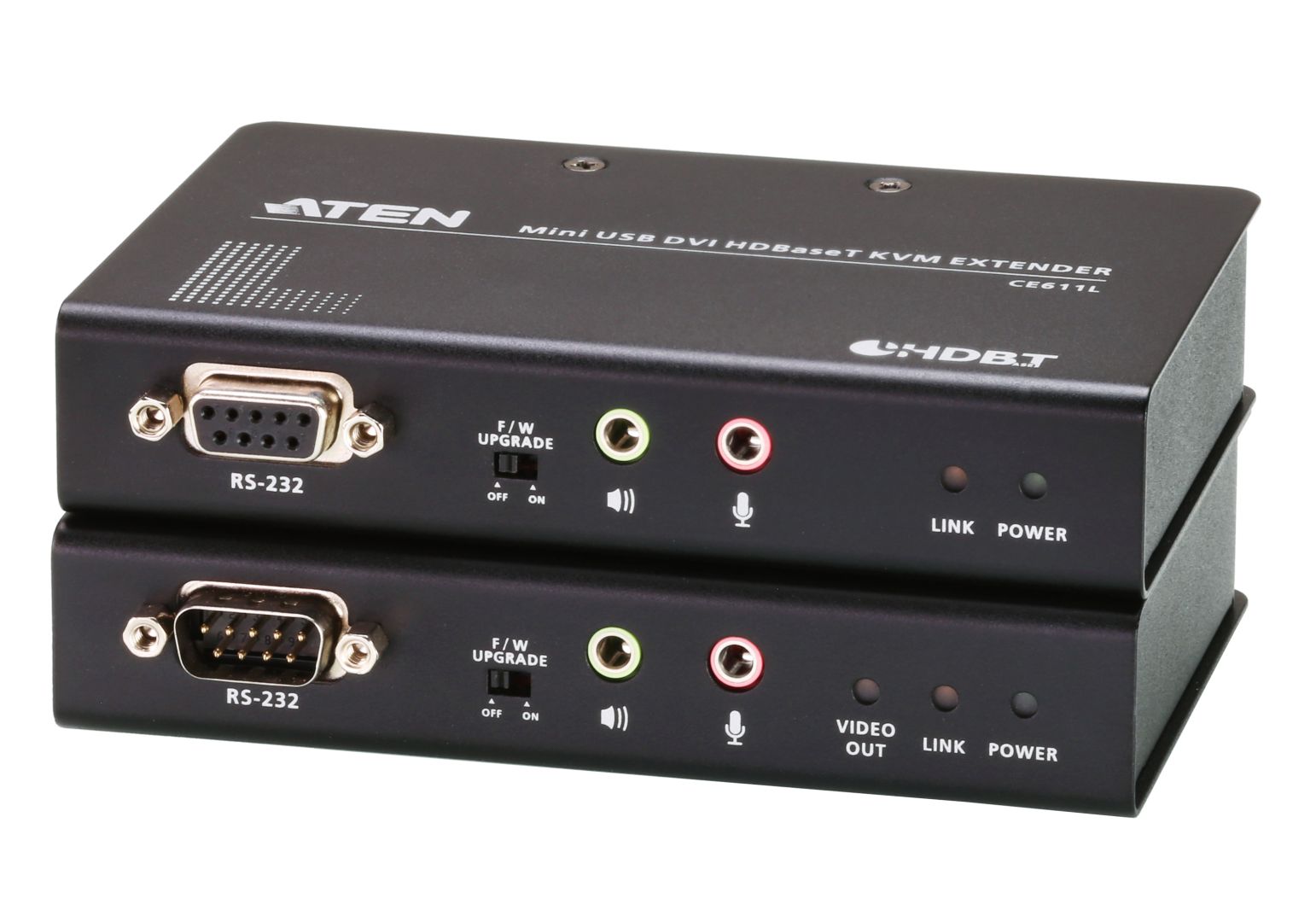 ATEN Mini USB DVI HDBaseT KVM Extender (1920 x 1200@100m)