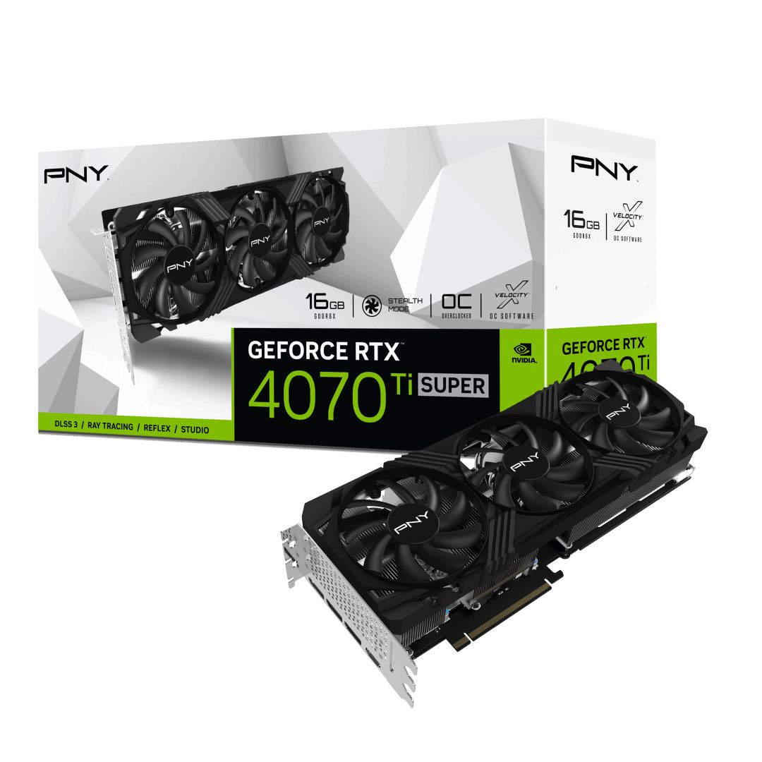 PNY GeForce RTX4070 Ti 16GB DDR6X Verto Triple Fan OC