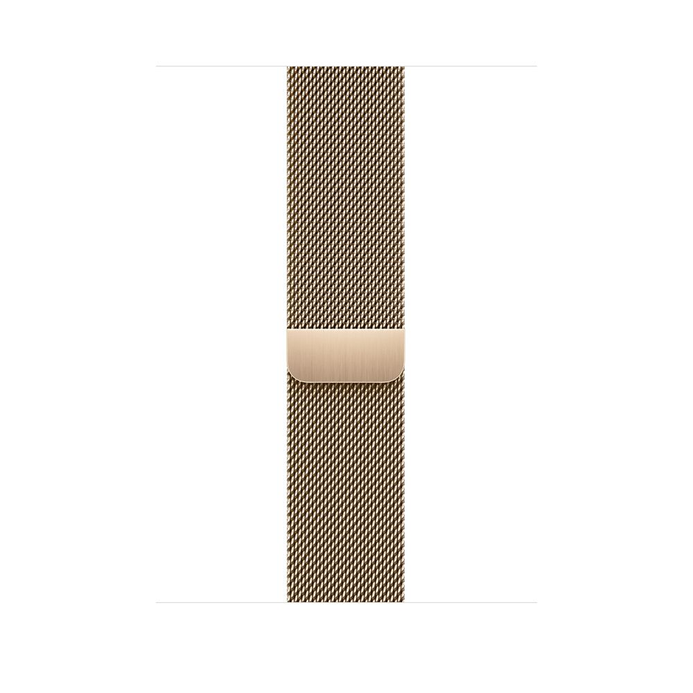 Apple Watch 45mm Band: Gold Milanese Loop