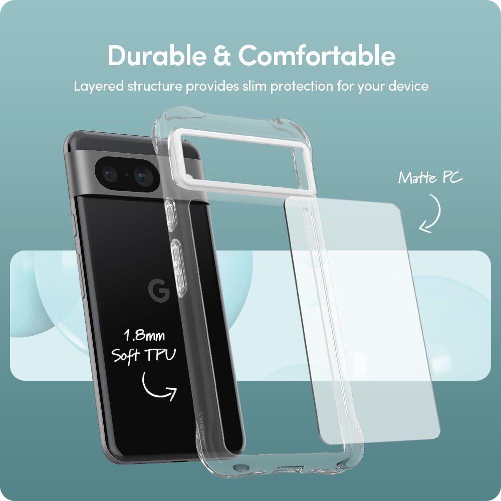 Spigen Cyrill Ultra Sheer Google Pixel 8 Matte Clear