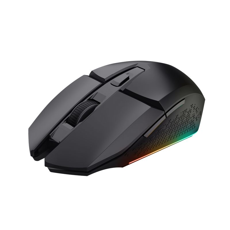 Trust GXT 112 Felox Wireless Illuminated Gaming Mouse & Mousepad Black