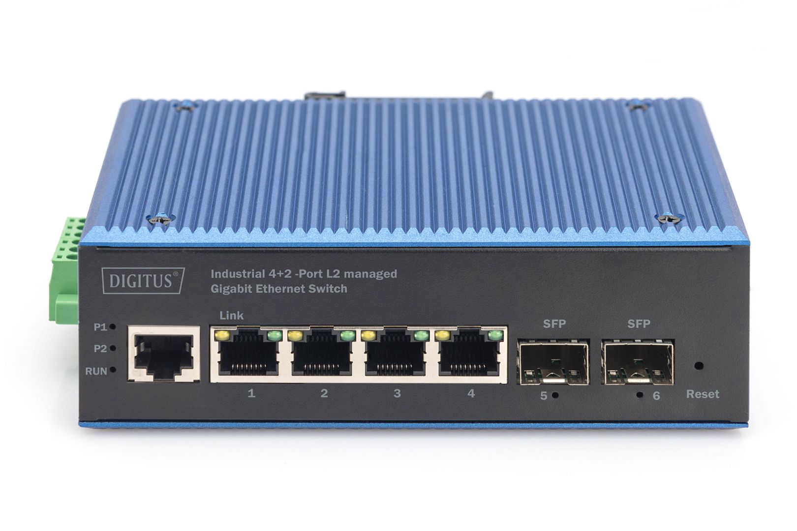 Digitus Industrial 4+2 -Port L2 managed Gigabit Ethernet Switch