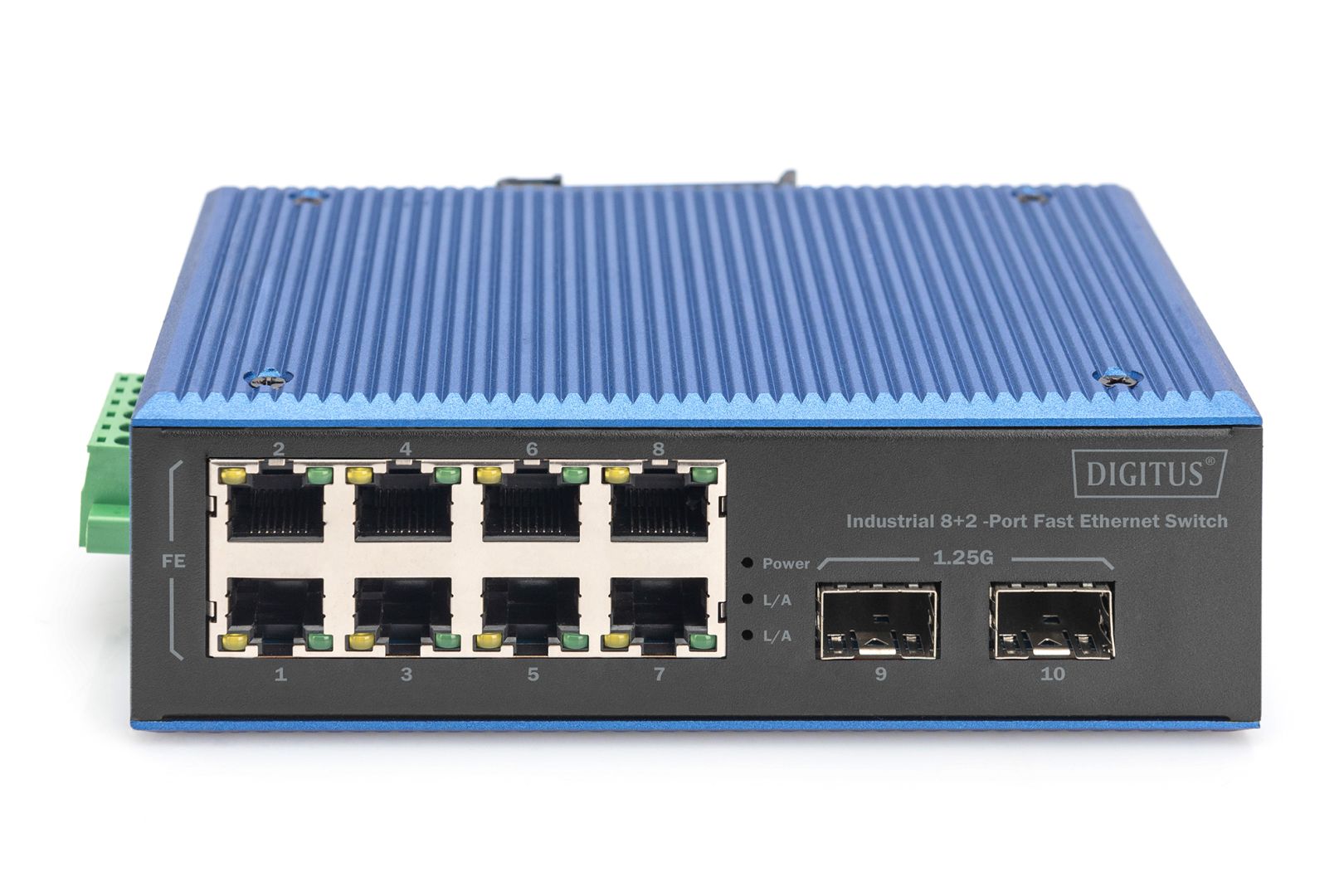 Digitus Industrial 8+2-Port Fast Ethernet Switch