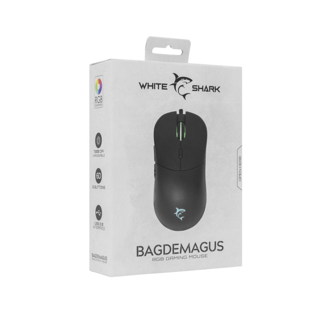 White Shark GM-5010 Bagdemagus RGB Mouse Black