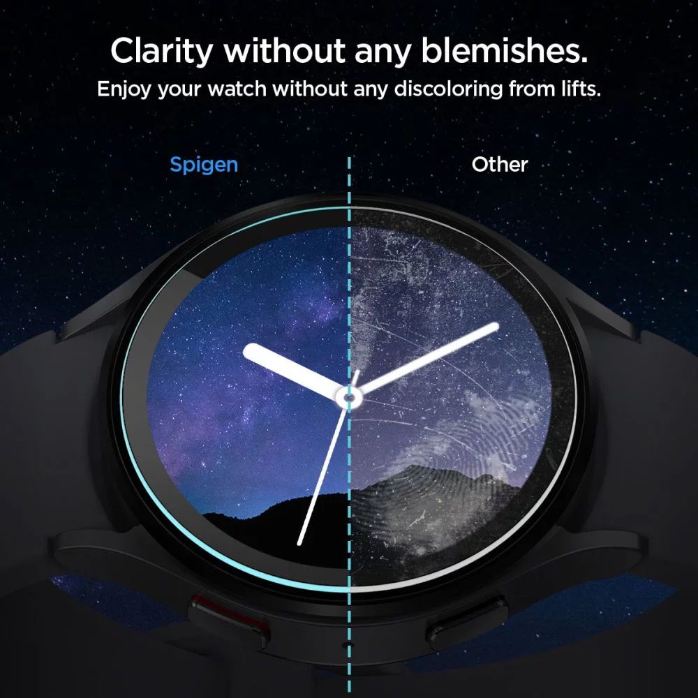 Spigen Glass tR EZ Fit 2 Pack Samsung Galaxy Watch6 40mm