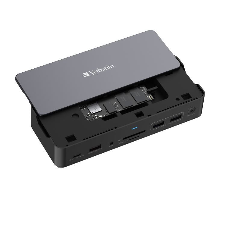 Verbatim CDS-15S USB-C Pro Docking Station Black