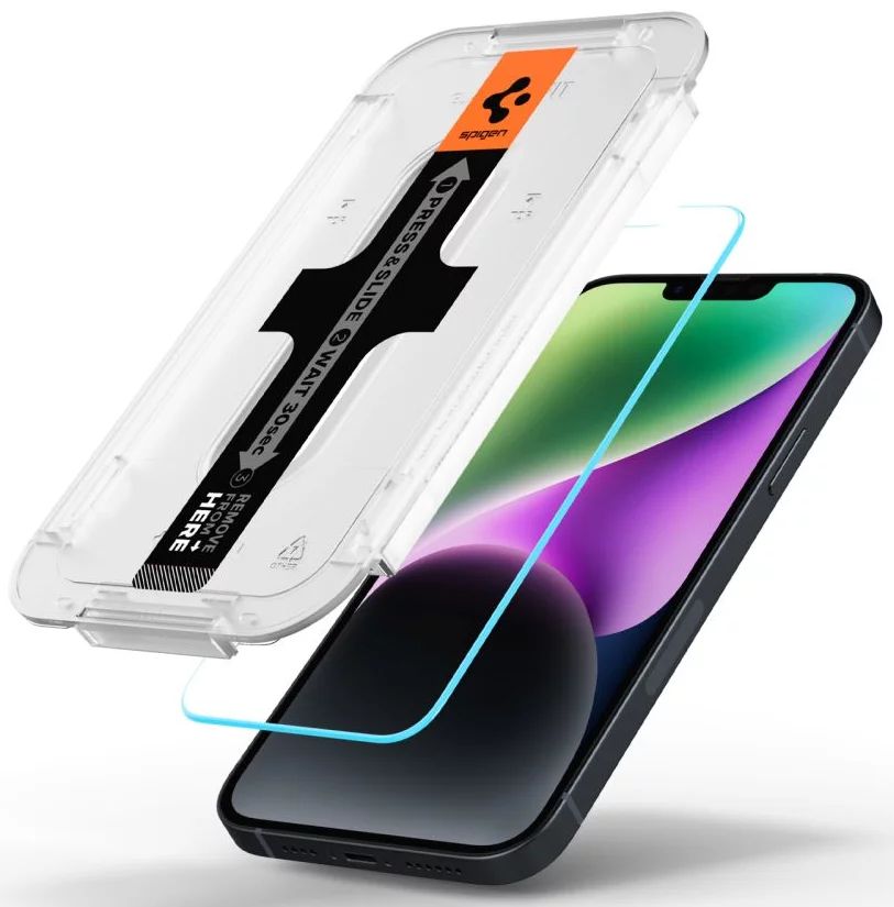 Spigen Glass tR EZ Fit HD open sensor 1 Pack for iPhone 14 Plus/13 Pro Max