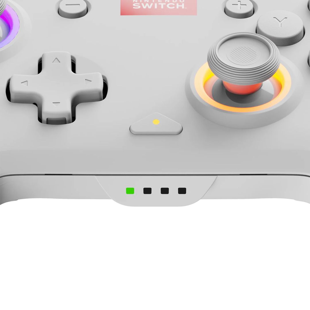 PDP Afterglow Wave WirelessController for Nintendo Switch White