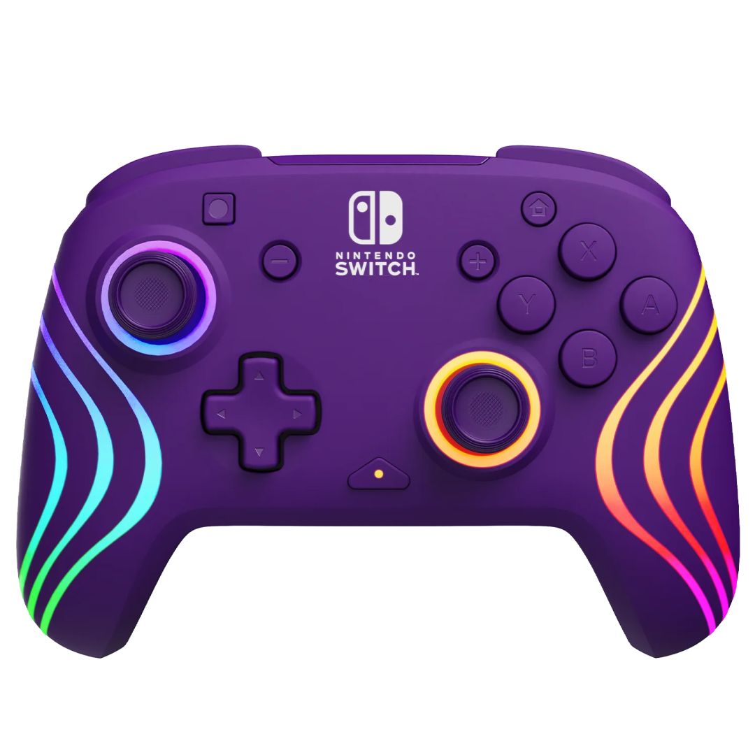 PDP Afterglow Wave WirelessController for Nintendo Switch Purple