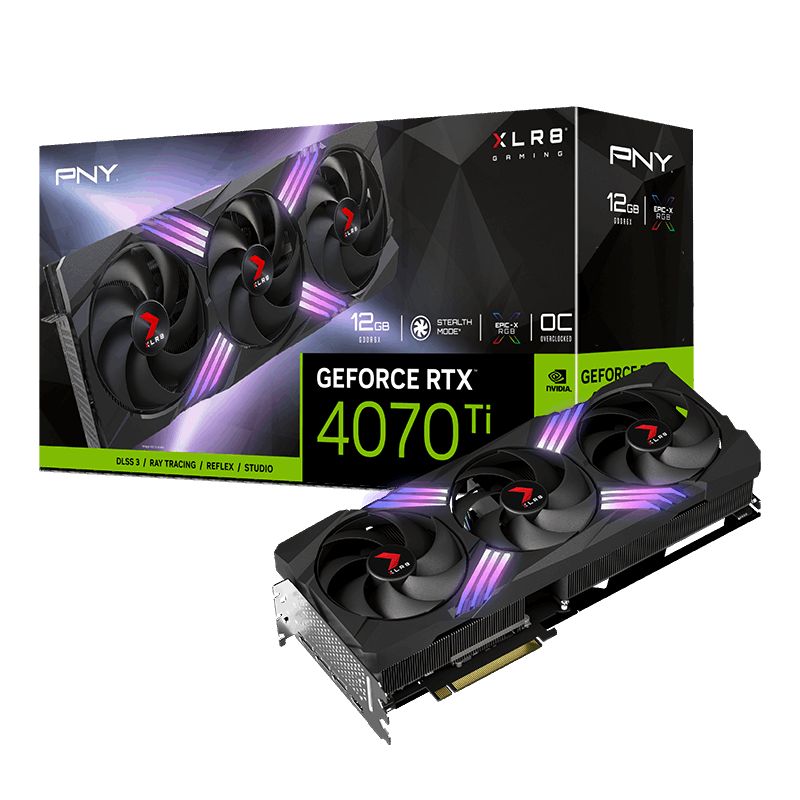 PNY GeForce RTX4070 Ti 16GB DDR6X SUPER XLR8 Gaming VERTO EPIC-X RGB