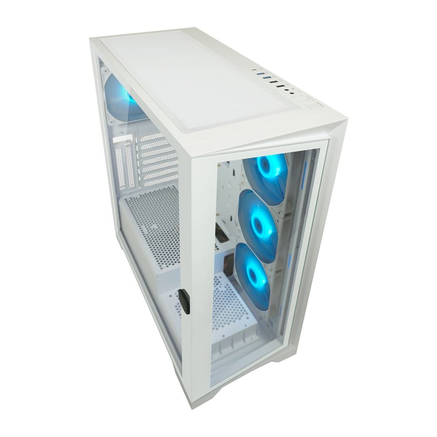 LC Power 806W Crosswind X Gaming Case ARGB Tempered Glass White