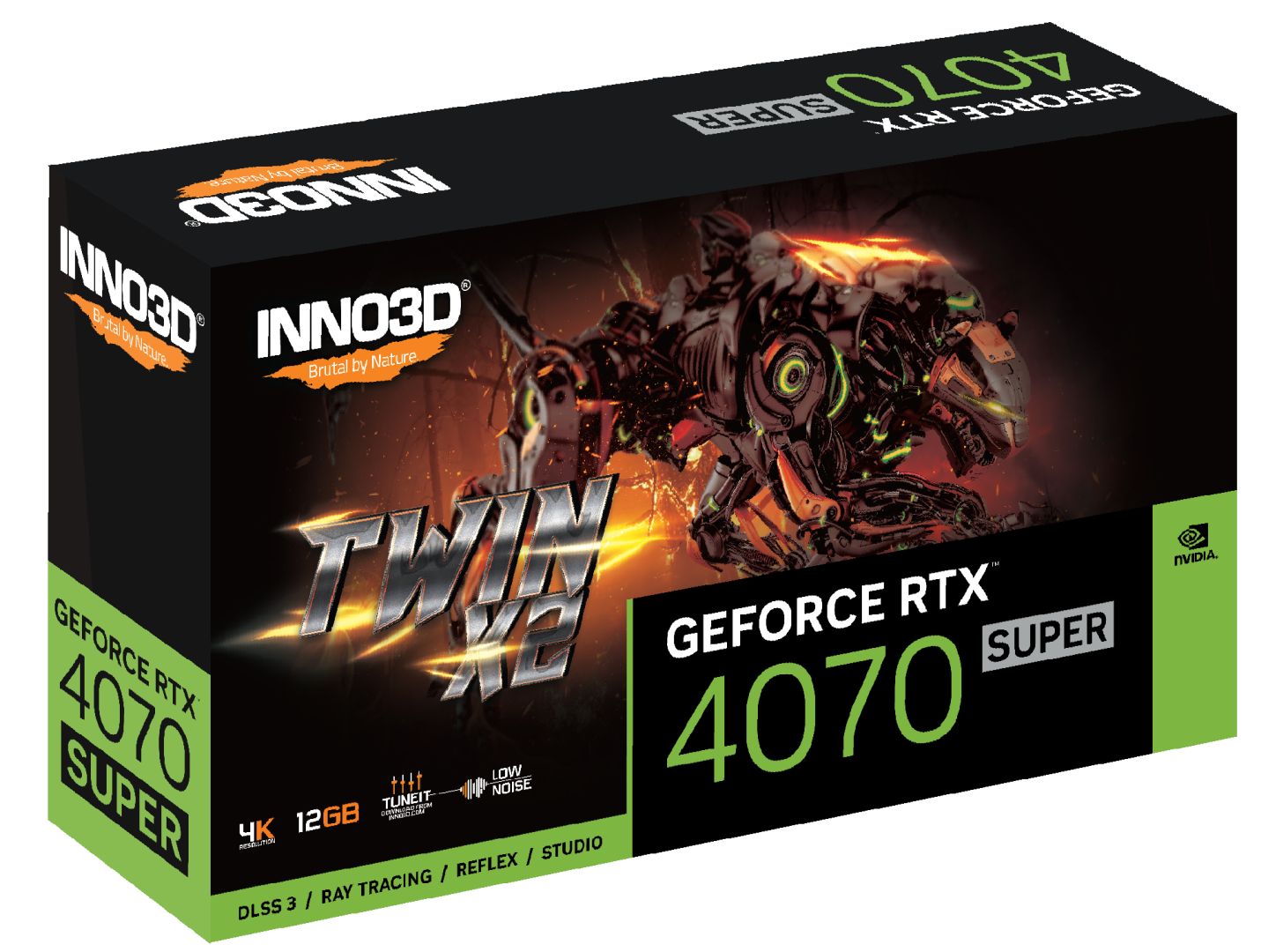 Inno3D GeForce RTX4070 SUPER 12GB DDR6X Twin X2