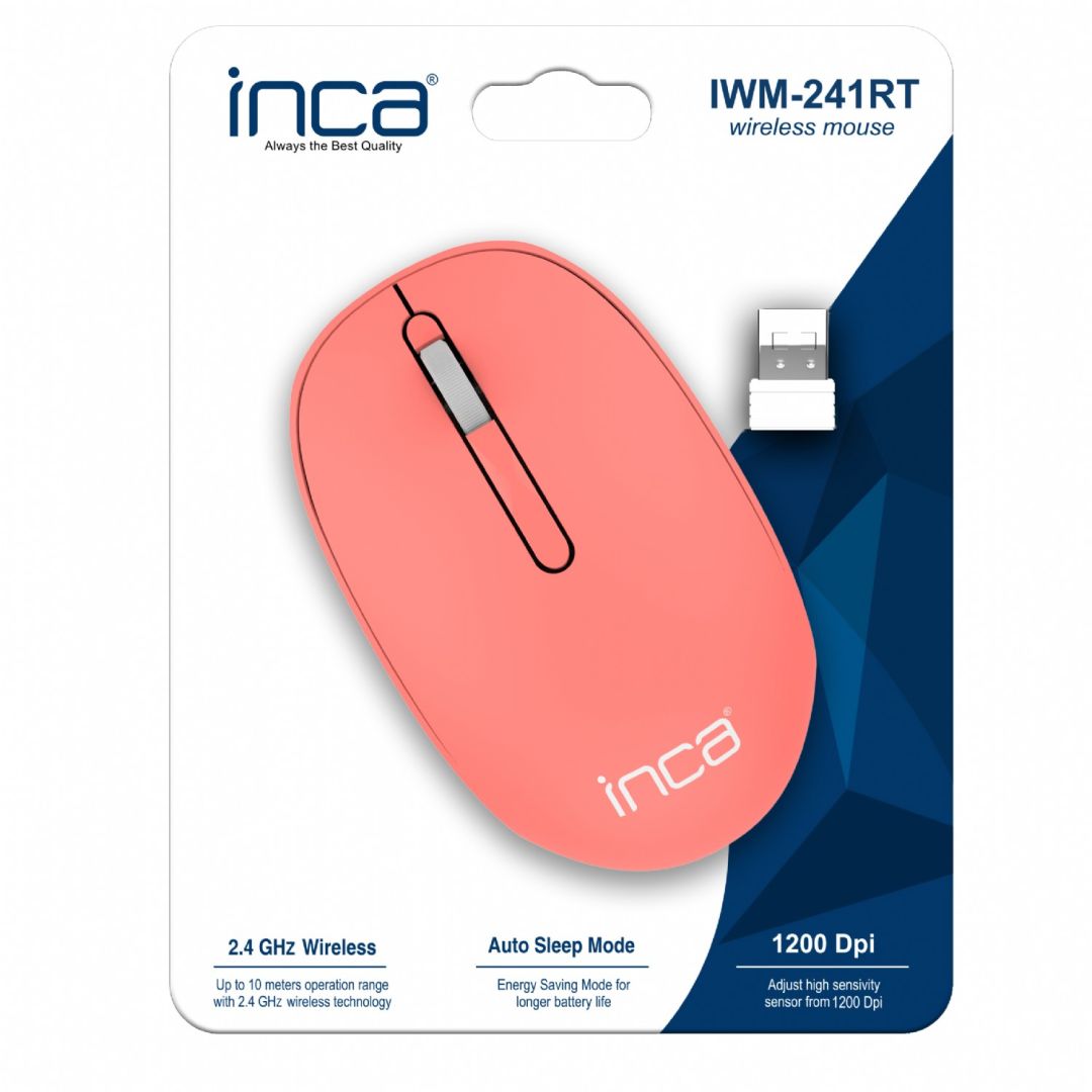 INCA IWM-241RS Wireless mouse Rose Pink