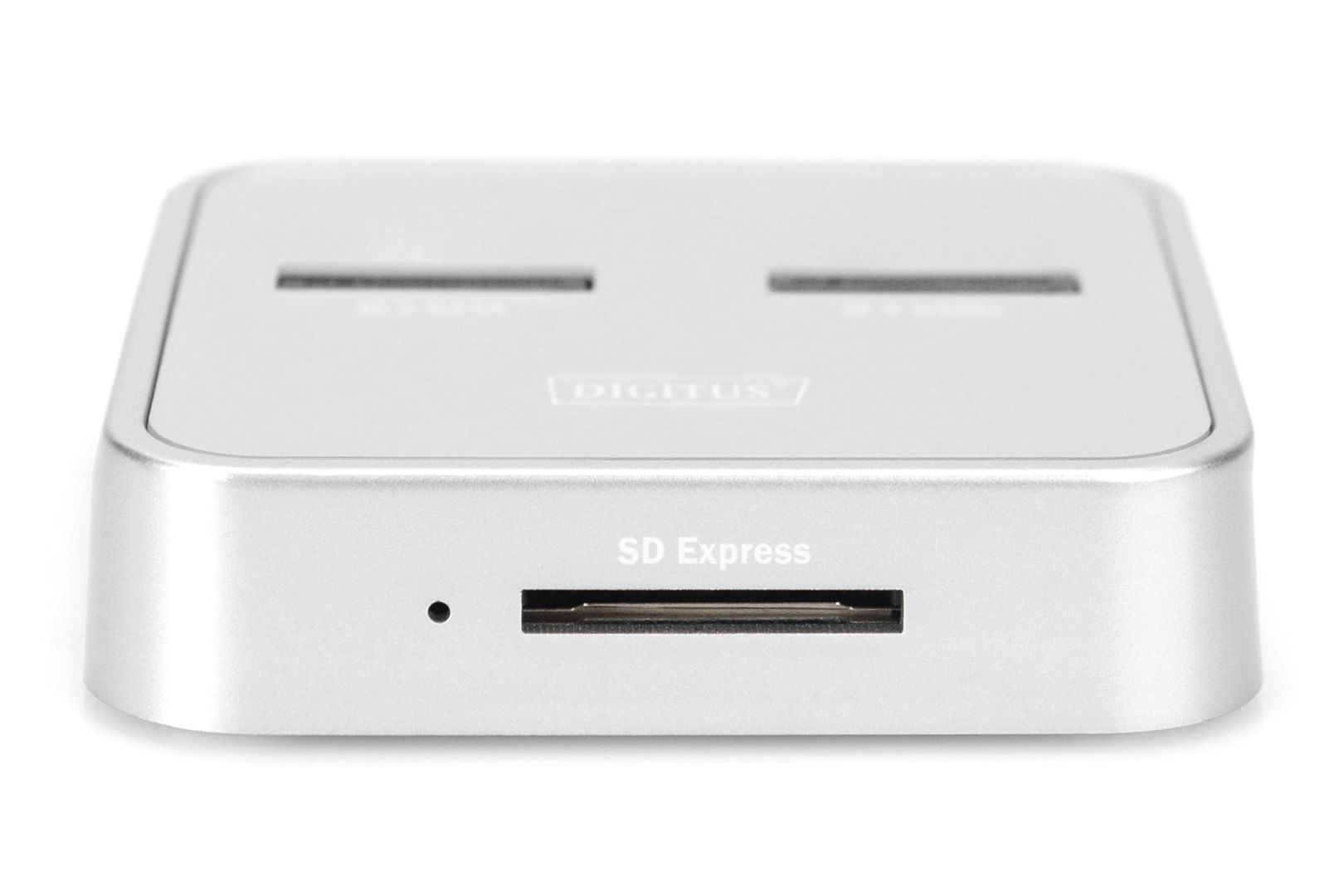 Digitus M.2 NVMe + M.2 SATA SSD Docking Station with SD Express Card Reader USB-C White