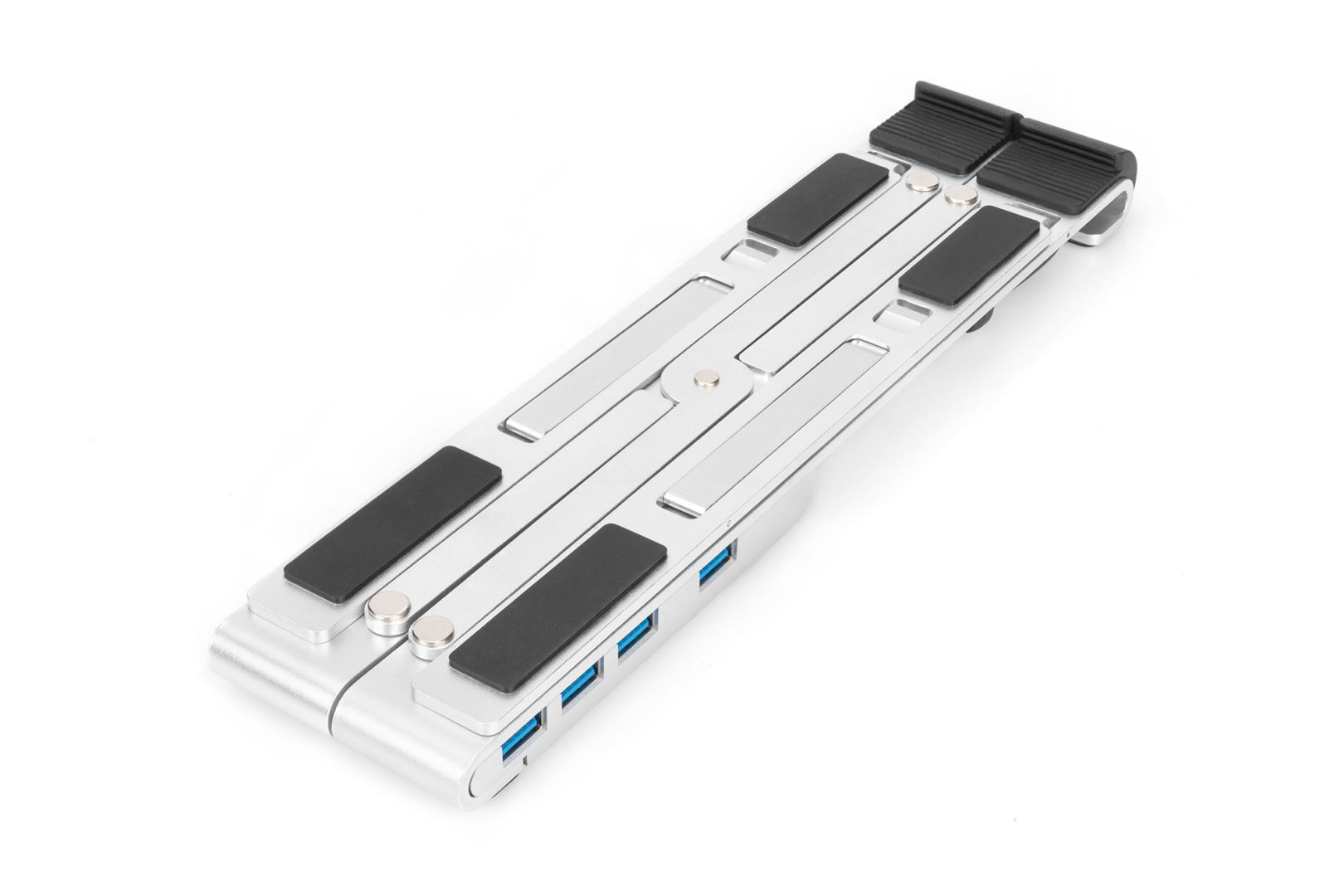 Digitus Notebook Stand with integrated USB-C Hub 5-Port Silver