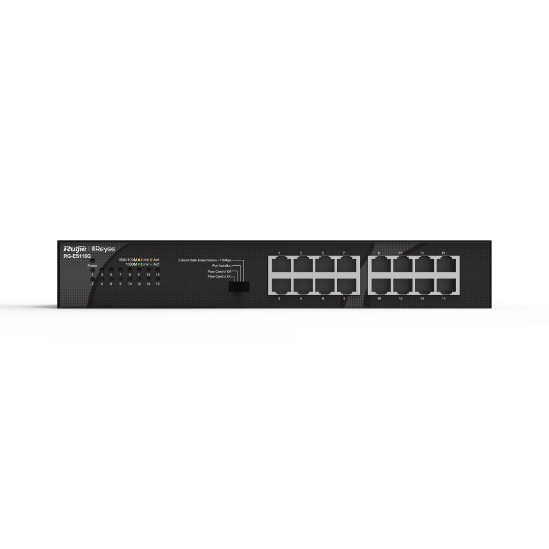 Reyee RG-ES116G 16-port Unmanaged Non-PoE Switch