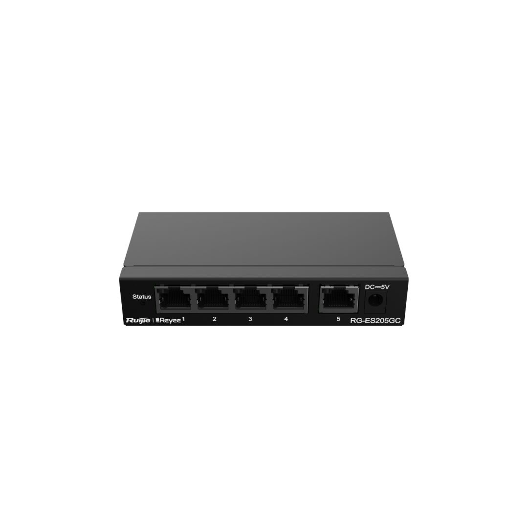 Reyee RG-ES205GC 5-Port Gigabit Smart Cloud Managed Non-PoE Switch