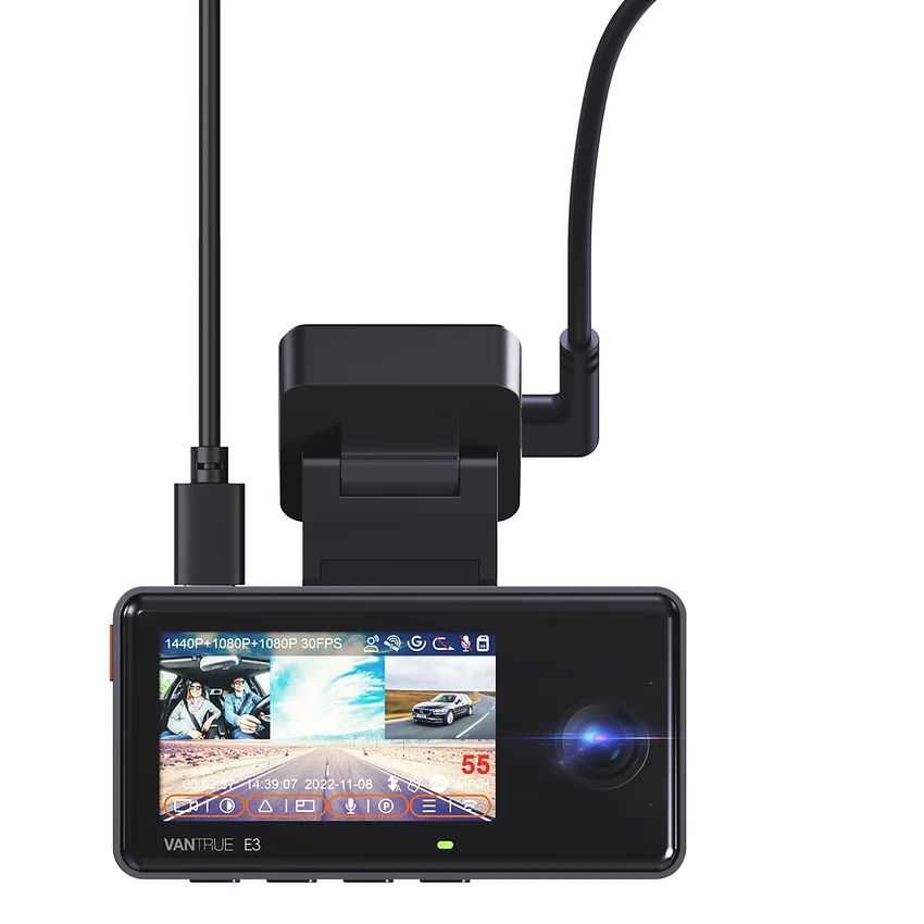 VANTRUE Element 3 Triple WiFi Dash Cam