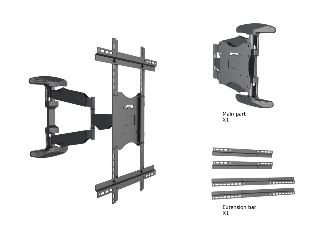 Multibrackets M VESA Flexarm Full Motion Single Portrait 400x600 32"-55" Black