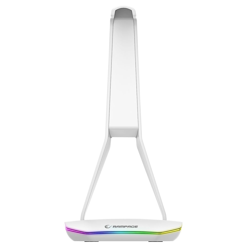 Rampage Tower T14 RGB Headset Stand White