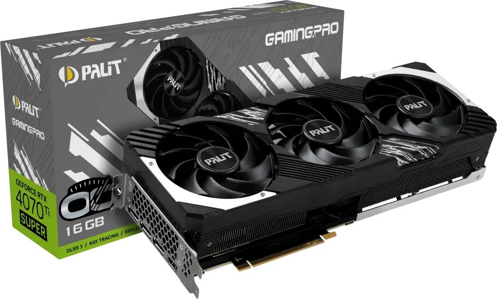 Palit GeForce RTX4070 Ti Super 16GB DDR6X Gaming Pro OC