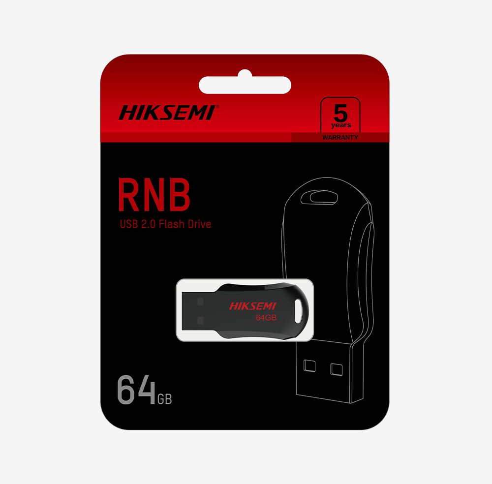 HikSEMI 16GB USB2.0 RNB M200R Black