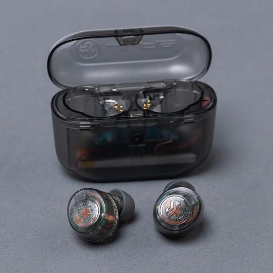 JLab Go Air Pop True Wireless Earbuds Headset Clear