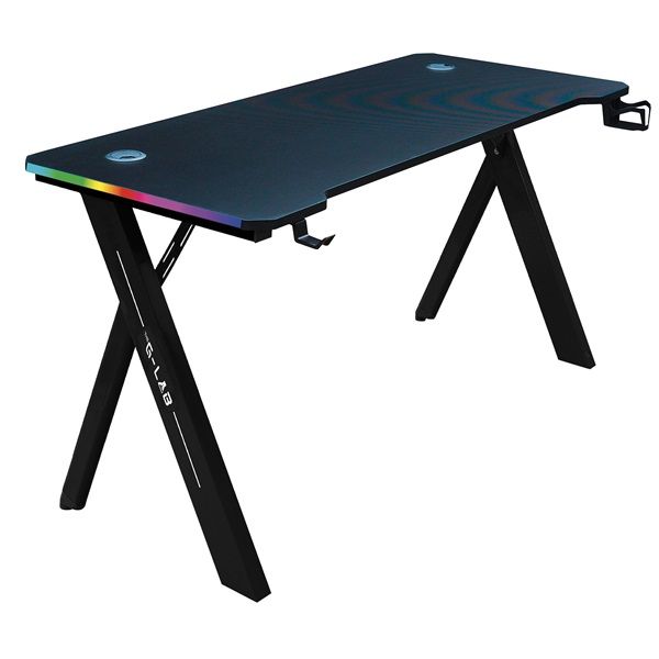 The G-Lab K-Desk-Sulfur RGB Gaming Desk Black