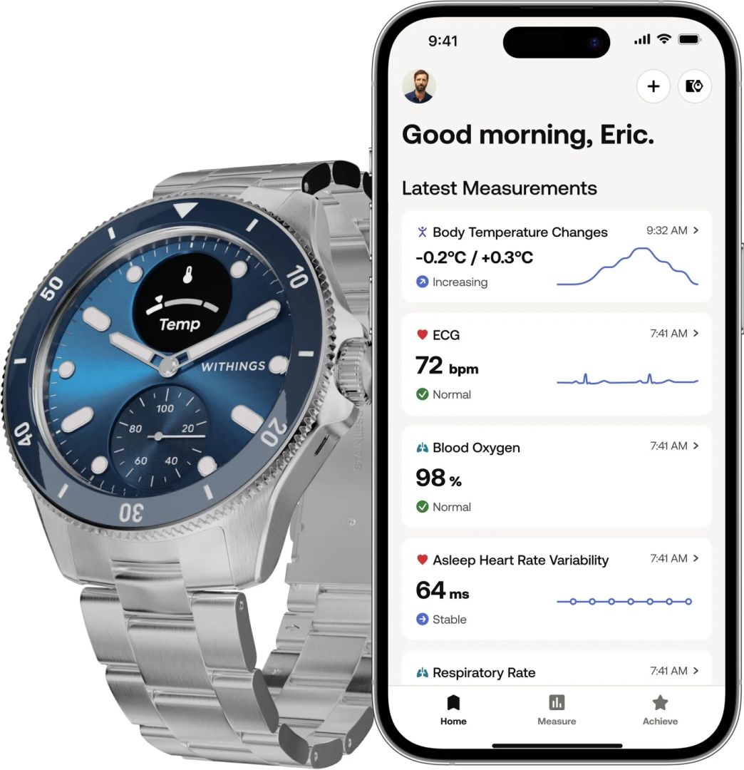 Withings Scanwatch Nova 42mm Blue