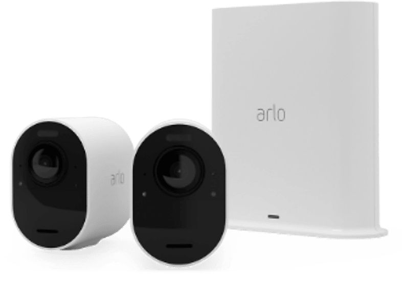 Arlo Ultra 2 Wireless Outdoor Security Camera (2 Camera Kit) (Base station included) White