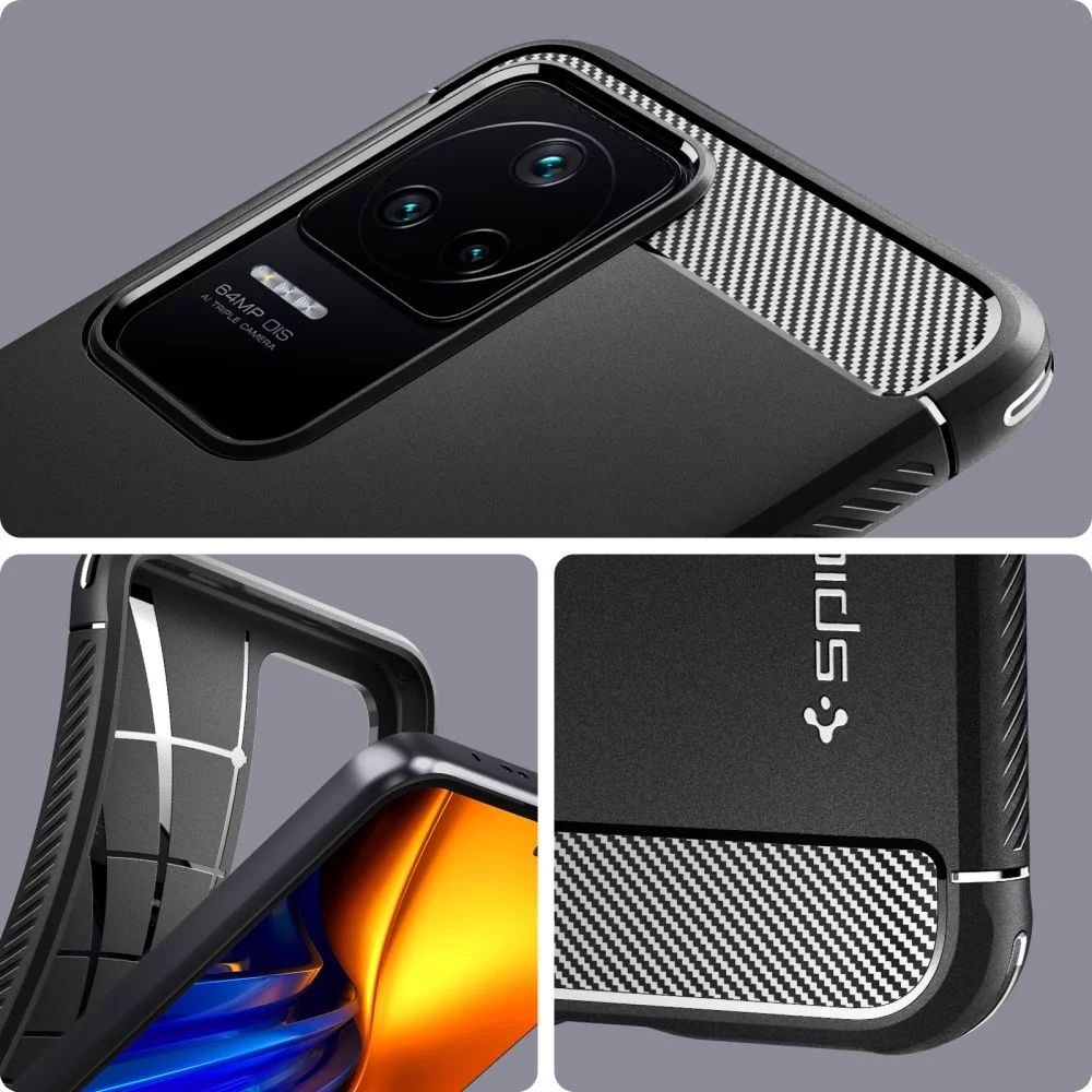 Spigen Rugged Armor for Xiaomi POCO F4/Redmi K40S Matte Black